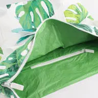 Splash Proof Pouch Green Palm